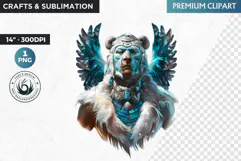 Inuit God clipart PNG, Arctic mythology, inuit deity Product Image 1