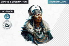 Inuit God clipart PNG, Arctic mythology, inuit deity Product Image 1
