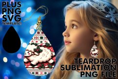 3D Sheep Hole in Wall Printable Fun &amp; Teardrop Earring Product Image 1