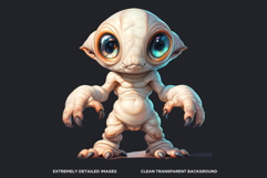 Cute Little Monsters PNG Set, Halloween clipart sublimation Product Image 3