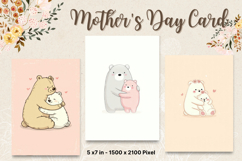 Mother&#039;s Day Card Happy MOM flower Printable Gift Card_30 Product Image 1