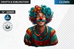 Movember Man clipart, Mustache clipart, Clown PNG Product Image 1