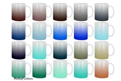 Gradient Mug Sublimation Bundle| Ombre Mug Wrap Sublimation Product Image 2