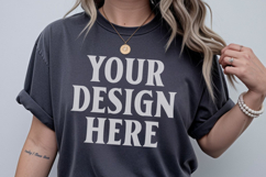 Comfort Colors 1717 Pepper T-Shirt mockup , CC 1717 Product Image 1