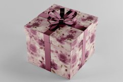 30 Seamless Mauve Grunge Vintage Floral and Writting Digtal Product Image 6