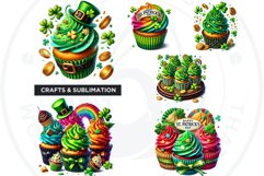 St Patrick&#039;s Day Desserts Clipart Set, Saint patrick PNG sub Product Image 4