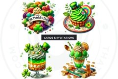 St Patrick&#039;s Day Desserts Clipart Set, Saint patrick PNG sub Product Image 9