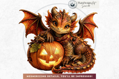 Tiny Dragons &amp; Their Cozy Habitats cliparts backgrounds Product Image 10