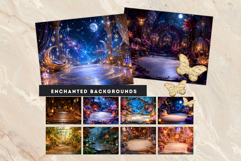Tiny Dragons &amp; Their Cozy Habitats cliparts backgrounds Product Image 12