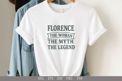 Florence Woman Myth Legend SVG T-Shirt Birthday Gift Product Image 1
