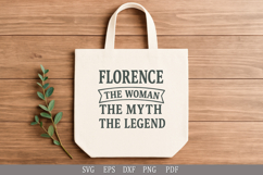 Florence Woman Myth Legend SVG T-Shirt Birthday Gift Product Image 5