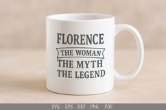 Florence Woman Myth Legend SVG T-Shirt Birthday Gift Product Image 6
