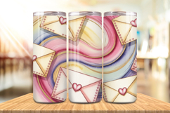 Valentine’s Day Love Envelope Tumbler Wrap PNG Big Bundle Product Image 9