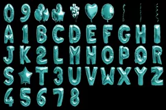 300 COLOR BALLOON ALPHABET TRANSPARENT PNG PHOTOSHOP OVERLAY Product Image 2