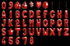 300 COLOR BALLOON ALPHABET TRANSPARENT PNG PHOTOSHOP OVERLAY Product Image 8