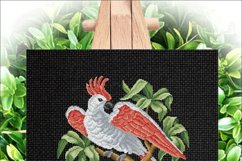 Vintage Cross Stitch White parrot 2 Product Image 10