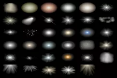 300 LIGHT TRANSPARENT PNG FILES, LIGHT PHOTOSHOP OVERLAYS Product Image 9