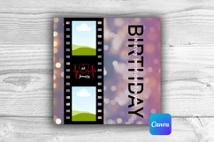 Happy Birthday Template Canva. Drag and drop photo Canva. Product Image 2