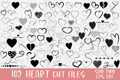 Hearts Svg Bundle, Valentine&#039;s Day Designs, Love Png Product Image 1