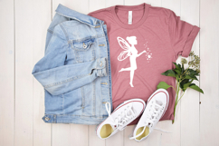 Fairy with the stars paper cut / fairy paper cut Product Image 3