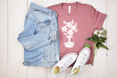 Paper cut flowers / Flowers SVG File Product Image 3