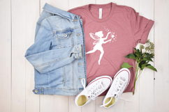 Fairy with the stars paper cut / fairy paper cut Product Image 3