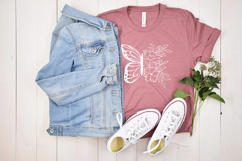 Butterfly with flowers Papercut / Butterfly with flowers Product Image 3
