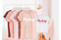 Family 3001 3001T Bella Canvas Hanging Tshirt Mockup | Kids Product Image 1