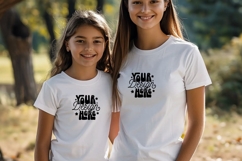 Bella Canvas 3001 Mommy and Me Mockup, Mother's Day Mockup, Product Image 1
