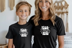 Toddler Shirt Mock, Mockup Bella Canvas, Bc 3001 Women, Product Image 1