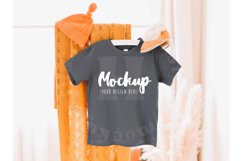 Asphalt 3001T Bella Canvas Toddler Hanging Tshirt Mockup Product Image 1