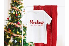White 3001T Bella Canvas Toddler Hanging Tshirt Mockup | Kid Product Image 1