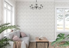 Wall mockup - Wallpaper mockup - Living room scene Product Image 7