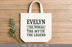 Personalized SVG Design for Evelyn | Custom Printable Design Product Image 3