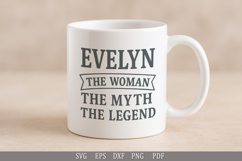 Personalized SVG Design for Evelyn | Custom Printable Design Product Image 4