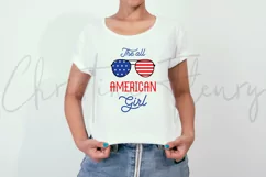 The All American Girl 4th of July Sublimation Product Image 2