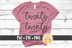 Twenty Twenty - New Year SVG PNG DXF Cut Files Product Image 1