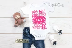 Animal dream paper cut design SVG / DXF / EPS / PNG files Product Image 2