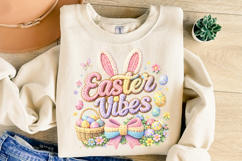 Easter Vibes png, Knit Easter png Product Image 5