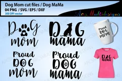 Dog mom svg cut file / Dog mama svg cut file Product Image 1