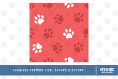 American 4th of July Cat Dog Paw Seamless Pattern PNG Bundle Product Image 13