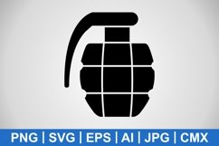 Vector Grenade Icon Product Image 1