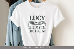 Lucy Legend T-Shirt PNG SVG DXF EPS PDF File Pack Product Image 1