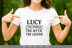 Lucy Legend T-Shirt PNG SVG DXF EPS PDF File Pack Product Image 2