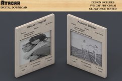 Personalise Facebook Youtube instagram frame Laser cut files Product Image 4