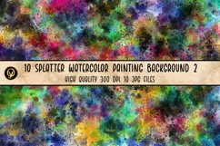 10 Splatter Watercolor Painting Background 2 Product Image 9