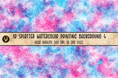 10 Splatter Watercolor Painting Background 4 Product Image 4