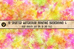 10 Splatter Watercolor Painting Background 4 Product Image 5