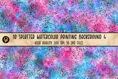 10 Splatter Watercolor Painting Background 4 Product Image 8
