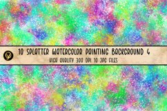 10 Splatter Watercolor Painting Background 4 Product Image 7